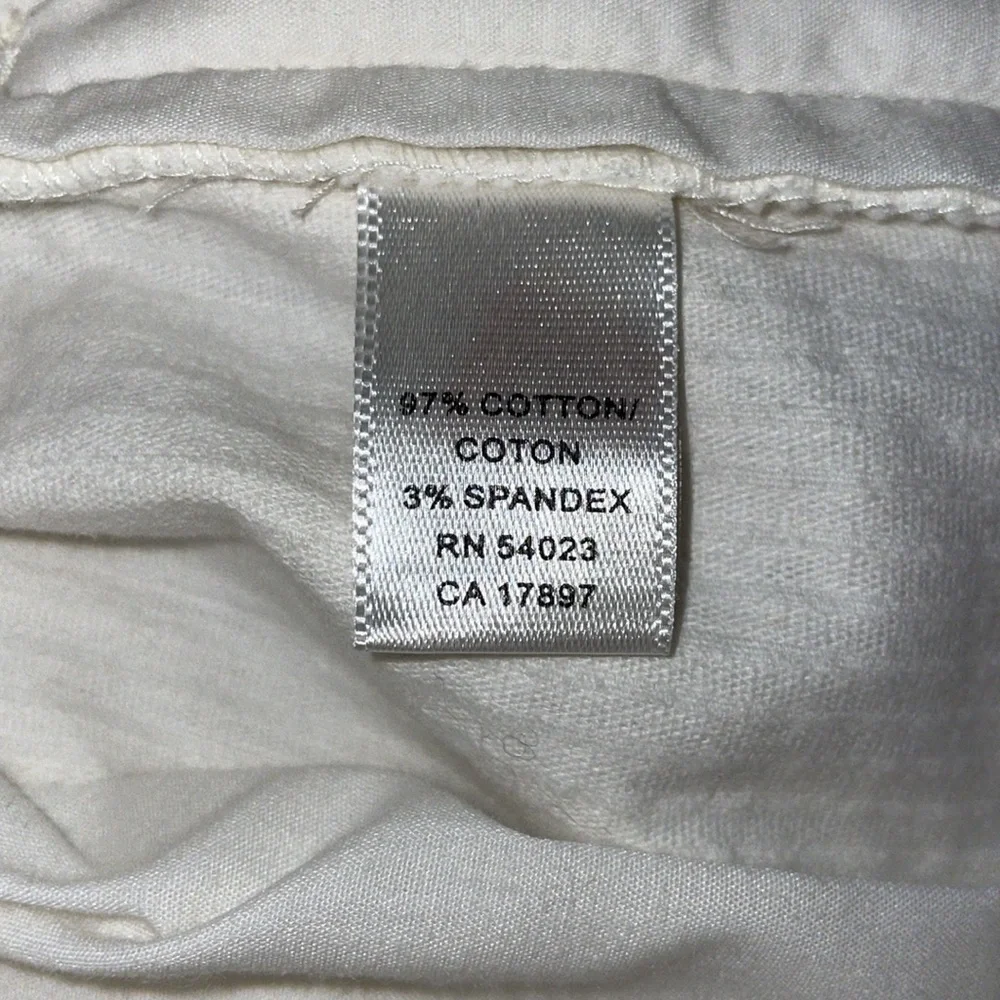 NWT. Banana Republic Cream Textured Pants. Size 0. - Picture 5 of 5